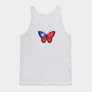 Taiwanese Flag Butterfly Tank Top